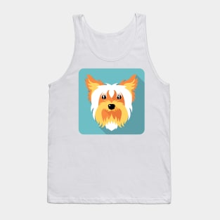 dog Yorkshire terrier icon Tank Top